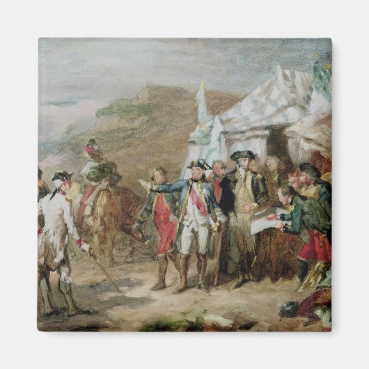 Sketch für die Schlacht von Yorktown Magnet (Vorne)