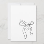 Sketch für Frauen und Mädchen Einladung (Rückseite)