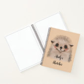 Sketch für persönliche Igel Notizblock (Innenseite)