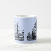 Sketch für Riesensegelschiffe Kaffeetasse (Mittel)