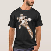 Sketch Giraffe Art T-Shirt (Vorderseite)