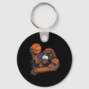 Sketch Gorilla Zeichnend Kunstwerk Bigfoot Sketch Schlüsselanhänger