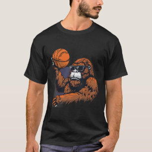 Sketch Gorilla Zeichnend Kunstwerk Bigfoot Sketch  T-Shirt