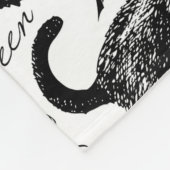 Sketch Halloween-Muster Fleecedecke (Ecke)