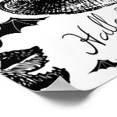 Sketch Halloween-Muster Poster (Ecke)