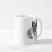 "Sketch-Hase: Charmantes, von Hand gezeichnet Kani Kaffeetasse (VorderseiteRechts)