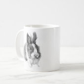 "Sketch-Hase: Charmantes, von Hand gezeichnet Kani Kaffeetasse (Vorderseite Links)
