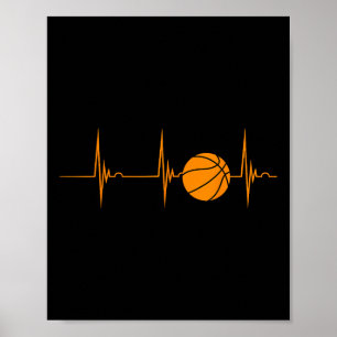 Sketch Heartbeat Ekg Pulsport Playing Sketch Poster