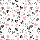 Sketch Hearts Personalized Best Valentine Gift  Tischdecke