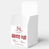 Sketch-Hochzeit von Rot und Weiß Geschenkschachtel (Geöffnet)