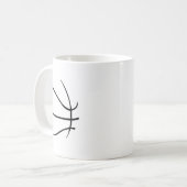 Sketch-Kostüm-Bll-Player-Ller-Sketch-Team Kaffeetasse (Vorderseite Links)