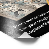 Sketch Life Fotodruck (Ecke)