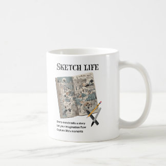 Sketch Life Kaffeetasse