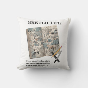 Sketch Life Kissen