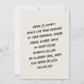 Sketch Marker Probe Dinner Einladung (Vorderseite)