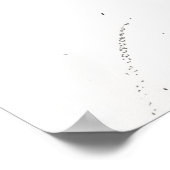 Sketch mit hoher Ferse - Poster (Ecke)