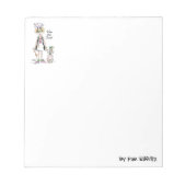 Sketch müde kochen entmutigt und chaotisch braucht notizblock (Vorderseite)