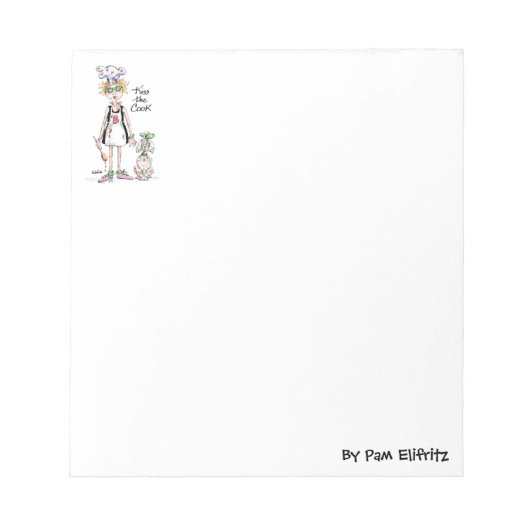 Sketch müde kochen entmutigt und chaotisch braucht notizblock (Vorderseite)