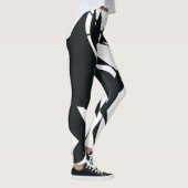 SKETCH MURALS SCHWARZ LEGGINGS (Rechts)