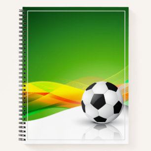 Sketch Notebook-Fußball-Ball Notizblock
