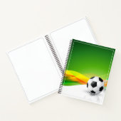 Sketch Notebook-Fußball-Ball Notizblock (Innenseite)