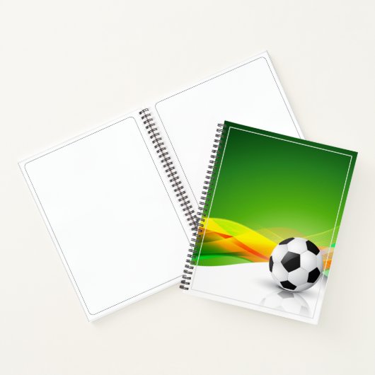 Sketch Notebook-Fußball-Ball Notizblock (Innenseite)