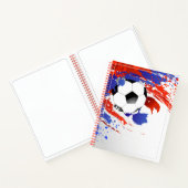 Sketch Notebook-Fußball-Ball Notizblock (Innenseite)
