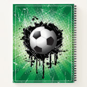 Sketch Notebook-Fußball-Ball Notizblock (Rückseite)