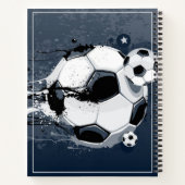 Sketch Notebook-Fußball-Ball Notizblock (Rückseite)
