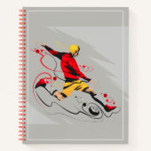 Sketch Notebook-Fußball-Player Notizblock (Vorderseite)