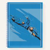 Sketch Notebook-Fußball-Player Notizblock (Vorderseite)