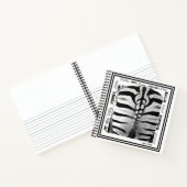 Sketch/Notebook - Zebra B/W-Notebook Notizblock (Innenseite)