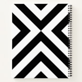 Sketch-Notes für schwarze und transparente Chevron Notizbuch (Rückseite)