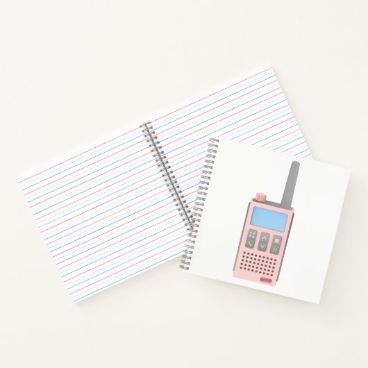 Sketch of modern walkie talkie notizblock (Innenseite)