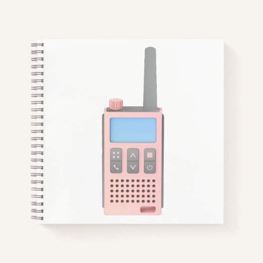 Sketch of modern walkie talkie notizblock (Vorderseite)