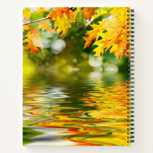 Sketch Pad Notebook-Autumn Waters Notizblock (Rückseite)