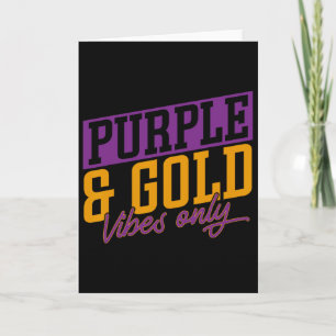 Sketch Player Sketch Sport lila und Gold Vibes Karte