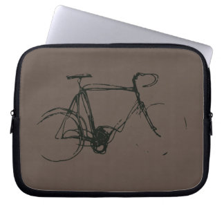 Sketch Rennrad Laptopschutzhülle
