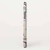 Sketch-Schmetterling-Katzenflasche Blätter Sternen Case-Mate iPhone Hülle (Hinten/Rechts)