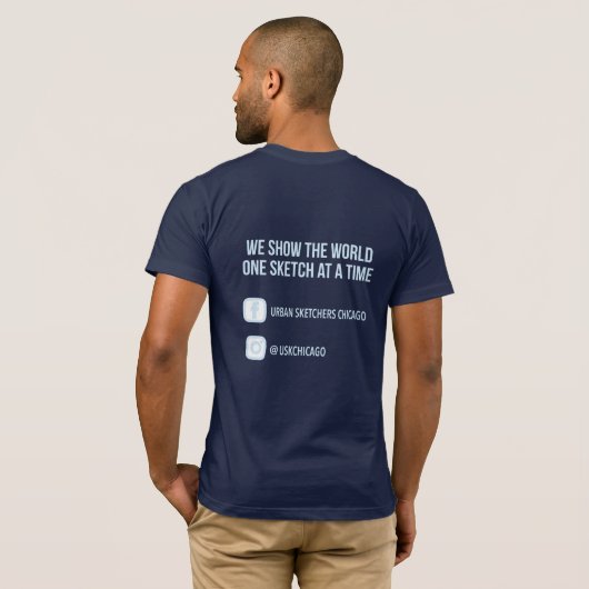Sketch-Seminar 2024 in Chicago - T - Shirt (Schwarz voll)