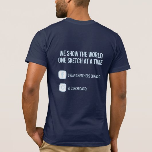 Sketch-Seminar 2024 in Chicago - T - Shirt (Rückseite)