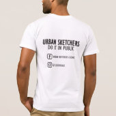 Sketch Seminar T - Shirt in den USA 2023 (Rückseite)