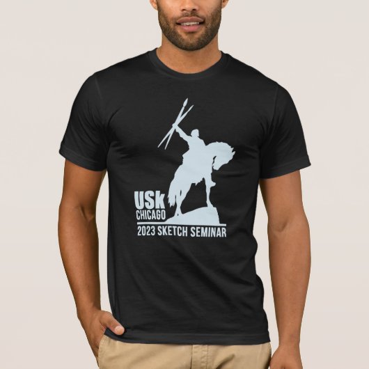 Sketch Seminar T - Shirt in den USA 2023 (Vorderseite)
