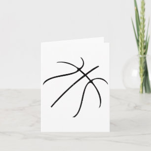 Sketch Silhouette Bll Geschenk Sketch Trainer Spor Karte