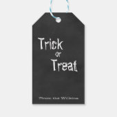 Sketch Skeleton Happy Halloween Geschenkanhänger (Rückseite)