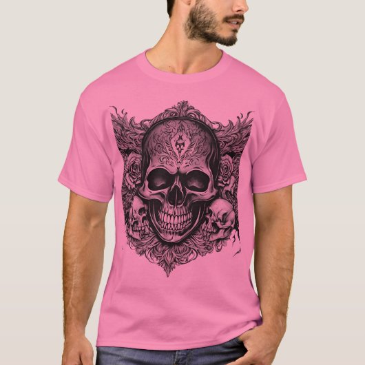 Sketch-Skull-T - Shirt (Vorderseite)