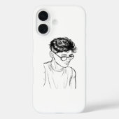 Sketch Soul Art Boy – Custom iPhone Case (Rückseite)
