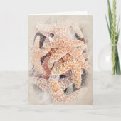 Sketch-Starfish-Blankenkarte Karte (Vorderseite)