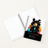 Sketch Your Vision SketchBook Afro Art Creative  Notizblock (Innenseite)