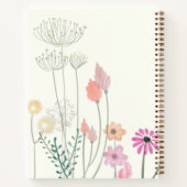Sketchbook Art Notebook Zeichnend Blumencreme  Notizblock (Rückseite)